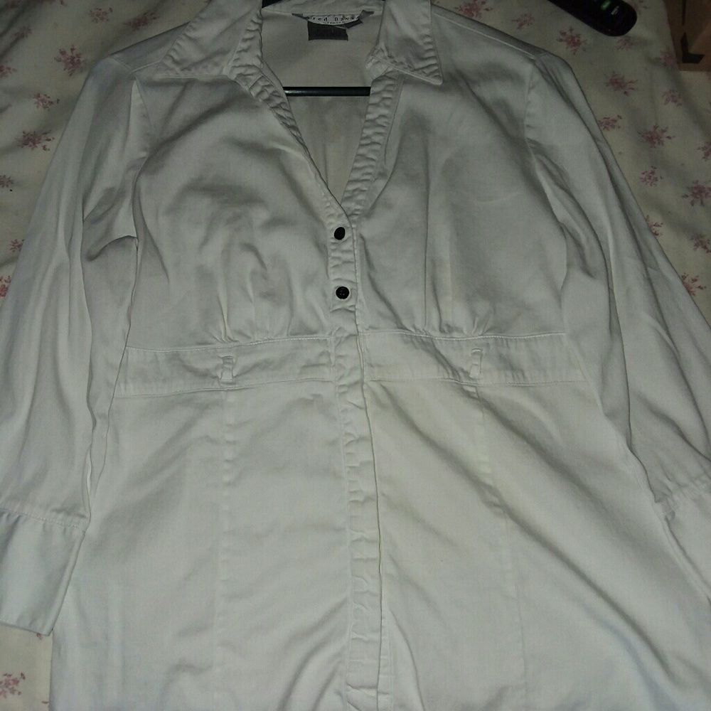 3/4 Length Sleeve Button Up~ Fred David